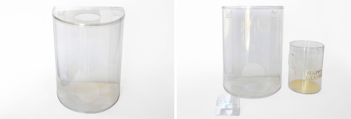 transparent tube packaging
